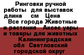 Ринговки ручной работы, для выставок - длина 80 см › Цена ­ 1 500 - Все города Животные и растения » Аксесcуары и товары для животных   . Калининградская обл.,Светловский городской округ 